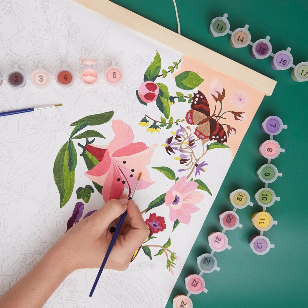 RHS Kaleidoscope Paint By Numbers Kit 5029568015948 2